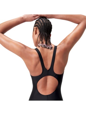 Speedo Badeanzug ''Eco'' in Schwarz/ Pink/ Grau