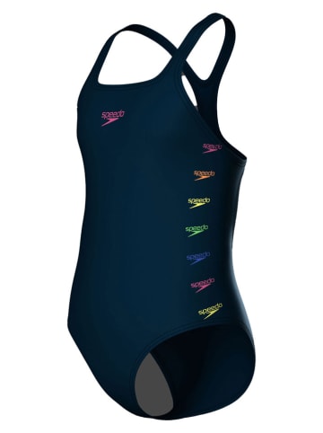 Speedo Badpak "Eco+ H-Bloom" donkerblauw/meerkleurig