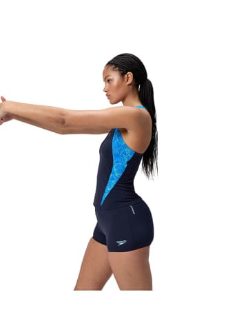 Speedo 2-częściowe tankini w kolorze granatowo-niebieskim