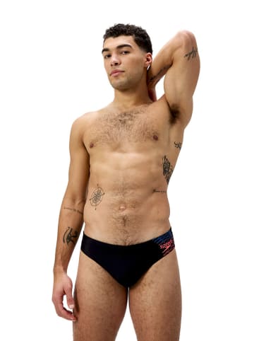 Speedo Badehose "Medley Logo" in Schwarz