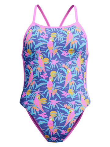 Speedo Strój kąpielowy "Eco+" w kolorze jasnoróżowo-niebieskim