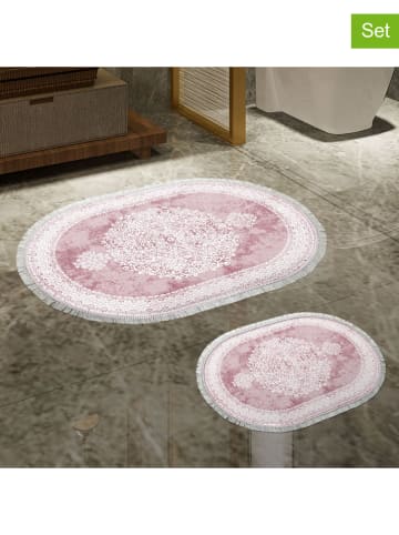 Mijolnir 2er-Set: Badvorleger in Rosa