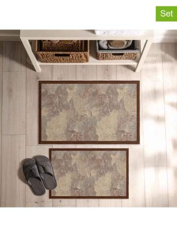 Mijolnir 2-delige set: badmatten bruin