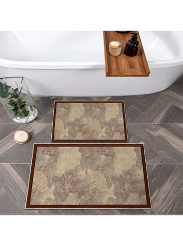 Mijolnir 2er-Set: Badvorleger in Braun