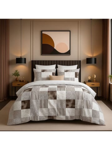 Mijolnir Beddengoedset bruin/crème