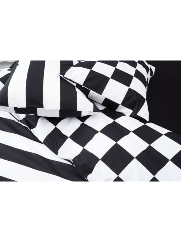 Mijolnir Renforcé beddengoedset "Code" zwart/wit