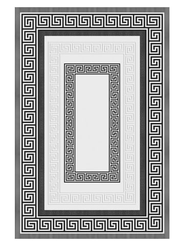 Mijolnir 2er-Set: Badvorleger in Grau/ Weiß