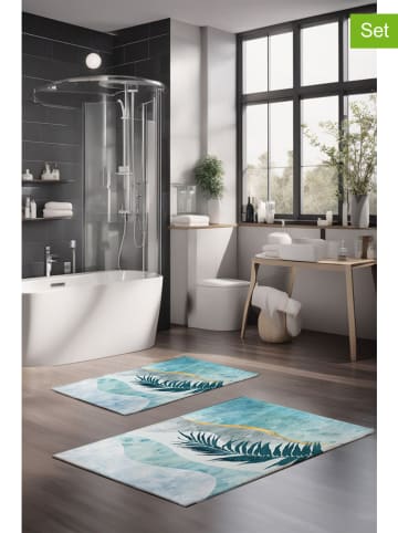 Mijolnir 2er-Set: Badvorleger in Blau