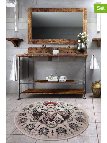 Mijolnir Badvorlger ''Frida'' in Beige/ Rot