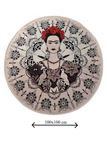 Mijolnir Dywanik łazienkowy w kolorze beżowo-czerwonym