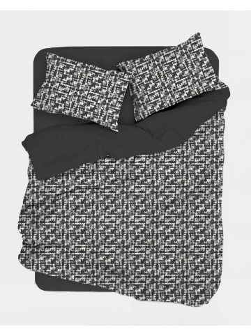 Mijolnir Komplet pościeli renforcé w kolorze antracytowym