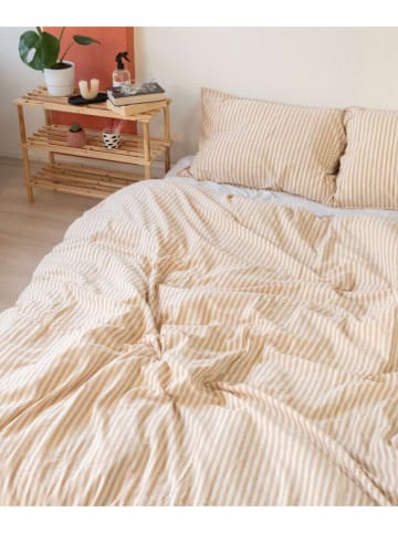 Mijolnir Renforcé-Bettwäsche-Set in Beige/ Creme