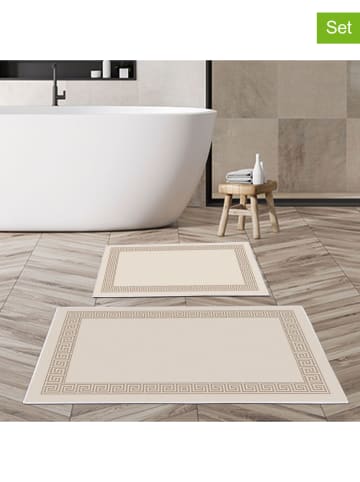Mijolnir 2er-Set: Badvorleger in Beige