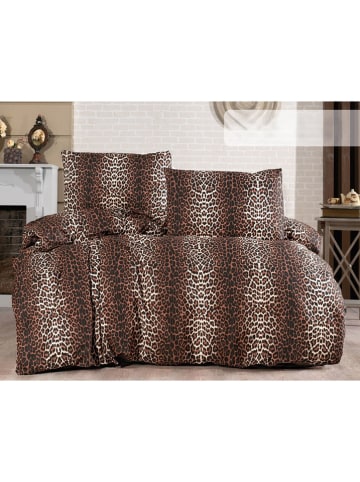Mijolnir Renforcé beddengoedset ''Leopard'' bruin/beige