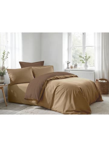Mijolnir Renforcé-Bettwäsche-Set in Hellbraun