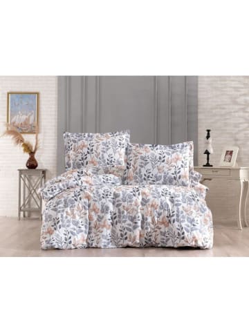 Mijolnir Renforcé beddengoedset ''Mere'' wit/beige/grijs