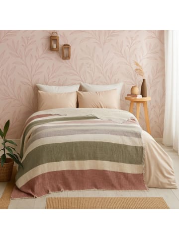 Mijolnir Bedsprei "Muslin" crème/kaki