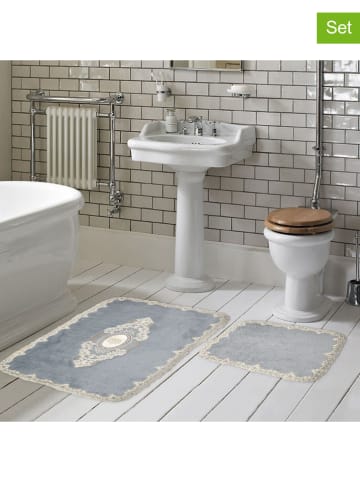 Mijolnir Dywaniki łazienkowe (2 szt.) "Selonya" w kolorze błękitnym