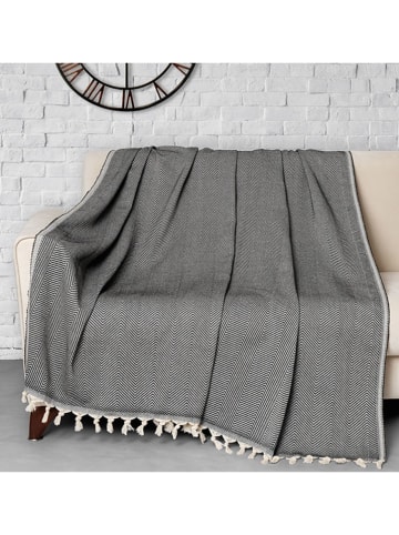 Mijolnir Pled "Trendy" w kolorze czarno-kremowym