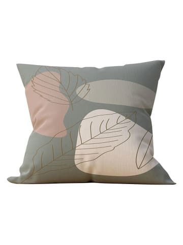 Wallity Kissenhülle in Grau/ Beige/ Creme - (L)43 x (B)43 cm