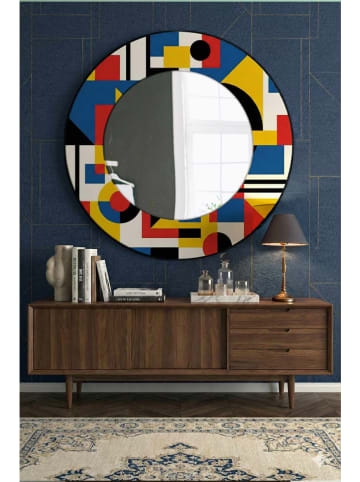 Wallity Lustro ze wzorem - Ø 58 cm