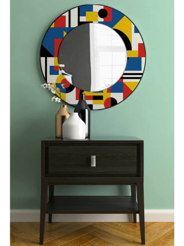 Wallity Lustro ze wzorem - Ø 58 cm