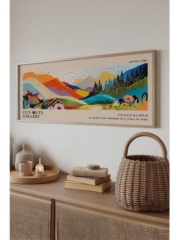 ABERTO DESIGN Druk artystyczny w ramce - 120 x 50 cm