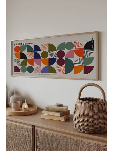 ABERTO DESIGN Gerahmter Kunstdruck - (B)120 x (H)50 cm