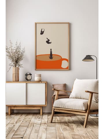 Wallity Gerahmter Kunstdruck - (L)48 x (B)33 cm