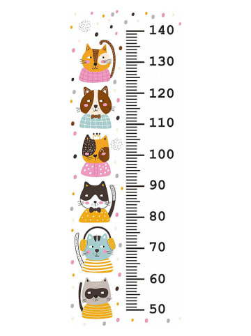 Wallity Kindermeetlat wit/meerkleurig - (B)40 x (H)120 cm