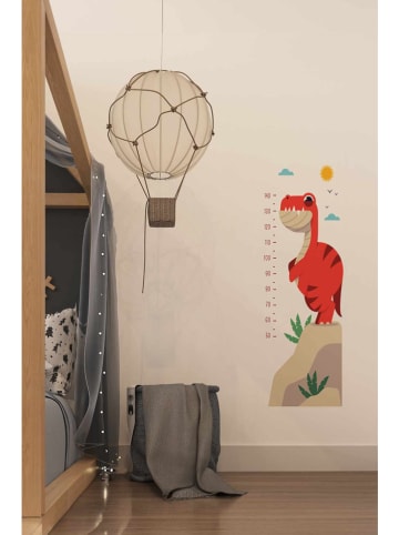 Wallity Kindermeetlat wit/rood - (B)40 x (H)120 cm