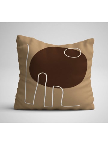 Wallity 3-delige set: kussenshoezen beige/bruin
