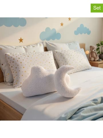 Wallity 2er-Set: Kissen in Weiß