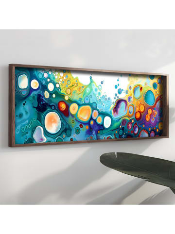 Wallity Gerahmter Kunstdruck - (L)40 x (B)120 cm