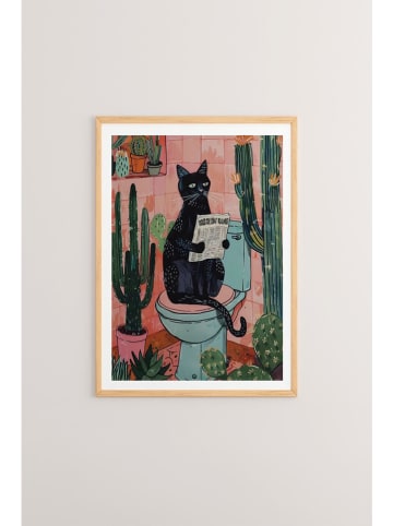 Wallity Gerahmter Kunstdruck - (L)48 x (B)33 cm