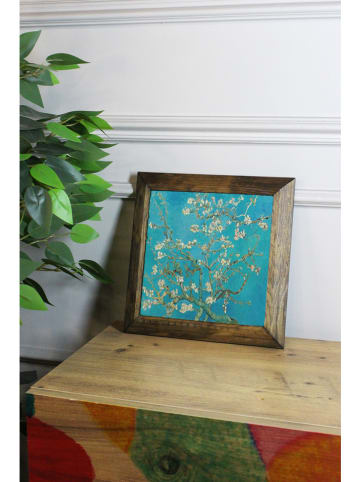 Wallity Ingelijste kunstdruk op steen - (L)26 x (B)26 cm