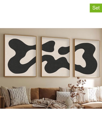 Wallity Druki artystyczne (3 szt.) w ramce