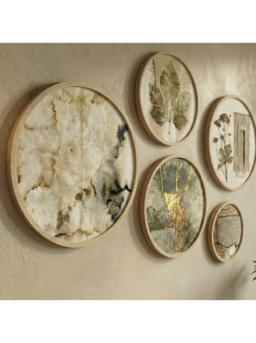 Wallity 5-delige set: ingelijste kunstdrukken