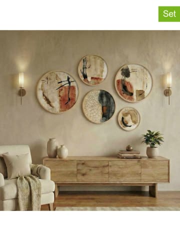 Wallity 5-delige set: ingelijste kunstdrukken