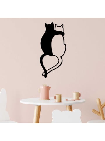 Wallity Wanddekor in Schwarz - (L)70 x (B)33 cm