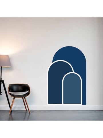 Wallity Wandsticker blauw - (B)70 x (H)100 cm