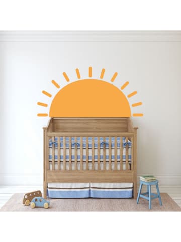 Wallity Naklejka ścienna w kolorze żółtym - 100 x 50 cm