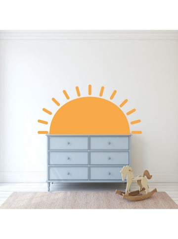 Wallity Naklejka ścienna w kolorze żółtym - 100 x 50 cm