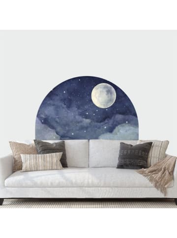 Wallity Wandsticker in Dunkelblau/ Weiß - (B)70 x (H)100 cm