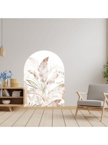 Wallity Wandsticker in Weiß/ Beige - (B)70 x (H)100 cm