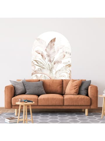 Wallity Wandsticker in Weiß/ Beige - (B)70 x (H)100 cm