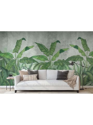 Wallity Wandsticker in Grau/ Grün - (L)100 x (B)100 cm