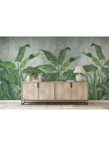 Wallity Naklejka ścienna w kolorze szaro-zielonym - 100 x 100 cm
