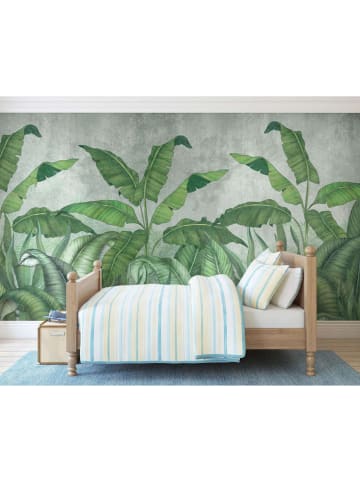 Wallity Wandsticker in Grau/ Grün - (L)100 x (B)100 cm