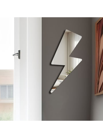 Wallity Spiegel in Silber - (L)60 x (B)30 cm